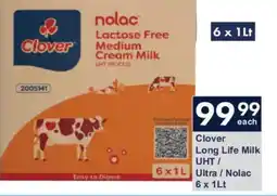 President Hyper Clover Lactose Free Medium Cream Milk offer