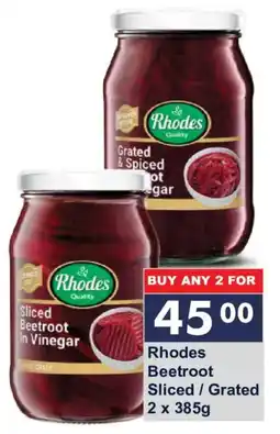 President Hyper Rhodes Beetroot Sliced/ Grated offer