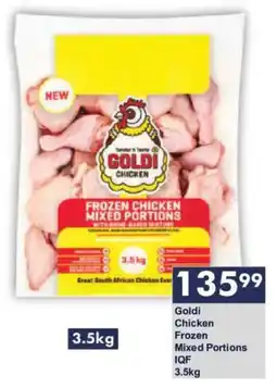 President Hyper Goldi Chicken Frozen Mixed Portions IQF offer