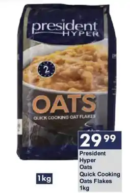 President Hyper President Hyper Oats Quick Cooking Oats Flakes offer