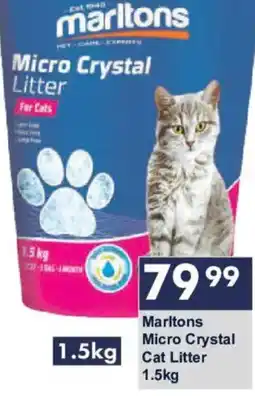 President Hyper Marltons Micro Crystal Cat Litter offer