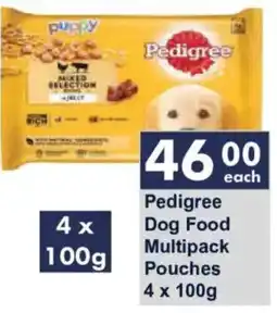 President Hyper Pedigree Dog Food Multipack Pouches offer