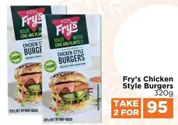 Check Star Fry's Chicken Style Burgers offer