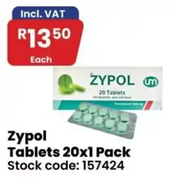 Africa Cash and Carry Zypol Tablets offer