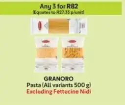 Makro GRANORO Pasta offer