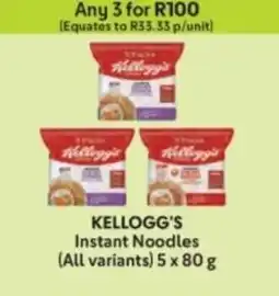 Makro KELLOGG'S Instant Noodles offer