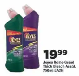 OK Foods Jeyes Home Guard Thick Bleach Assorted offer