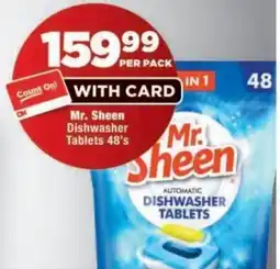 OK Foods Mr. Sheen Dishwasher Tablets offer