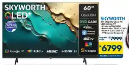 Pick n Pay Skyworth 60" 152cm QLED 4K LED Google TV offer
