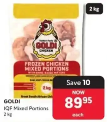 GOLDI IQF Mixed Portions
