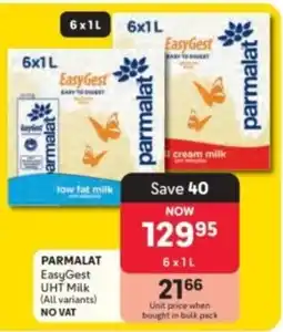 Makro PARMALAT EasyGest UHT Milk offer