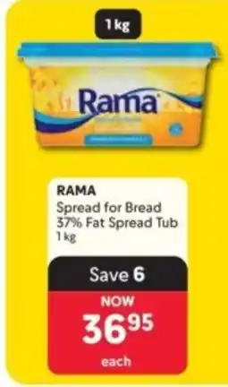 Makro Rama Spread for Bread 37% Fat Spread Tub offer