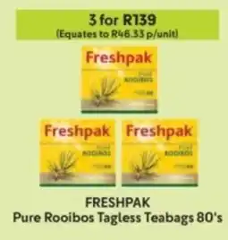 Makro FRESHPAK Pure Rooibos Tagless Teabags offer