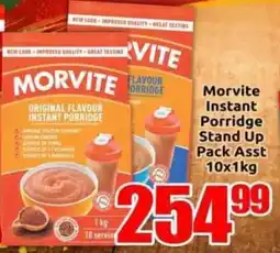 Three Star Cash and Carry Morvite Instant Porridge Stand Up Pack offer