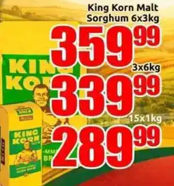 Three Star Cash and Carry King Korn Malt Sorghum offer