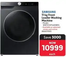 Makro SAMSUNG 11 kg Front Loader Washing Machine offer