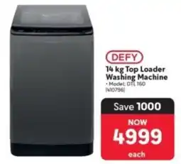 Makro DEFY 14 kg Top Loader Washing Machine offer