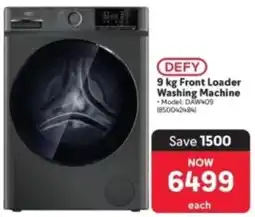 Makro DEFY 9 kg Front Loader Washing Machine offer