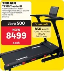 Makro TROJAN TR310 Treadmill offer
