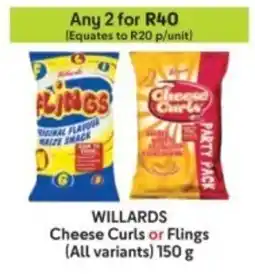 Makro WILLARDS Cheese Curls or Flings offer
