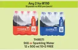 Makro THIRSTI Still or Sparkling Water offer