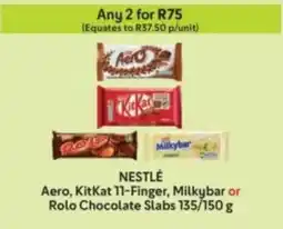 Makro Aero, KitKat 11-Finger, Milkybar or Rolo Chocolate Slabs offer