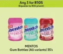 Makro Mentos Gum Bottles offer