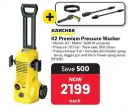 Makro KARCHER K2 Premium Pressure Washer offer