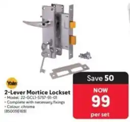 Makro Yale 2-Lever Mortice Lockset offer