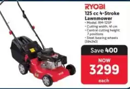 Makro RYOBI 125 cc 4-Stroke Lawnmower offer