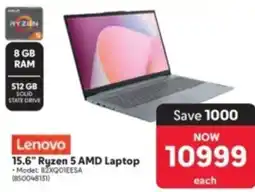 Makro Lenovo 15.6" Ryzen 5 AMD Laptop offer