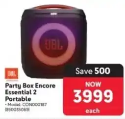 Makro JBL Party Box Encore Essential 2 Portable offer
