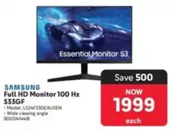 Makro SAMSUNG Full HD Monitor 100 Hz offer