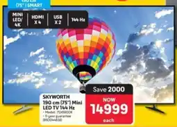 Makro SKYWORTH 190 cm (75") Mini LED TV 144 Hz offer