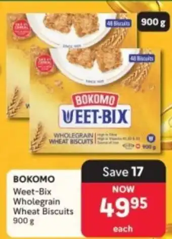 Makro BOKOMO Weet-Bix Wholegrain Wheat Biscuits offer