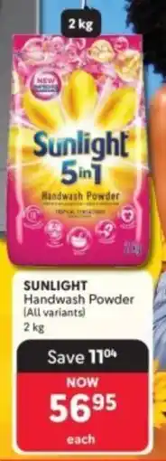 Makro Sunlight Handwash Powder offer