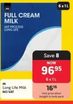 Makro m Full Cream Milk offer