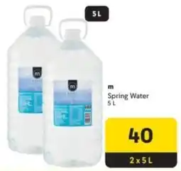 Makro m Spring Water offer