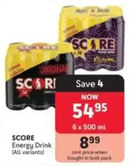 Makro Score Energy Drink offer