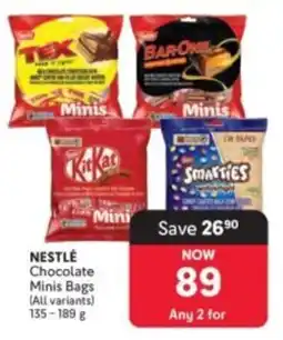 Makro Nestlé Chocolate Minis Bags offer