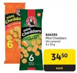 Makro BAKERS Mini Cheddars offer