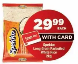 OK Foods Spekko Long Grain Parboiled White Rice offer
