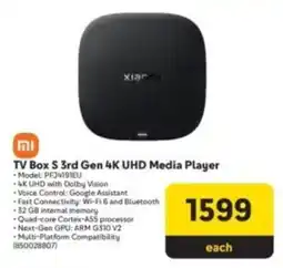 Makro TV Box 3 3rd Gen 4K UHD Media Player offer
