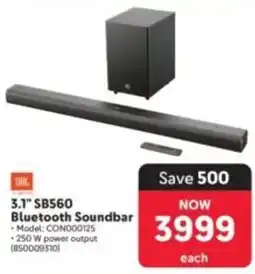 Makro JBL 3.1" SB560 Bluetooth Soundbar offer