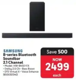 Makro SAMSUNG B-series Bluetooth Soundbar offer