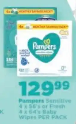 OK Foods Pampers Sensitive Baby Wipes offer