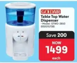 Makro GOLDAIR Table Top Water Dispenser offer