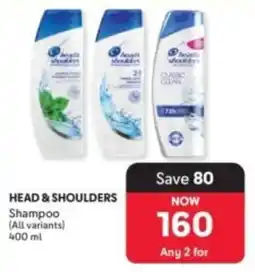 Makro HEAD & SHOULDERS Shampoo offer