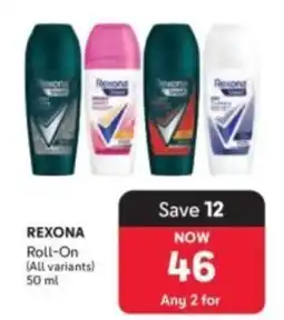 Makro REXONA Roll-On offer