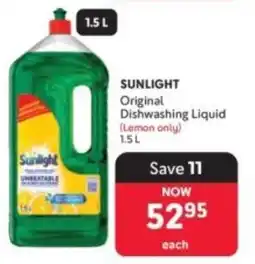 Makro Sunlight Original Dishwashing Liquid offer